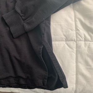 MATERNITY ASOS split hem crew neck sweater